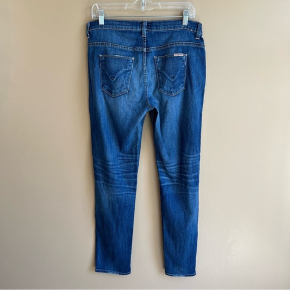 Hudson Leigh Boyfriend Distressed Jeans size 28 holes Buttonfly - Picture 6 of 6